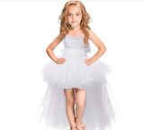 Girls Tutu Party Gown Pageant Dress 2-8Y