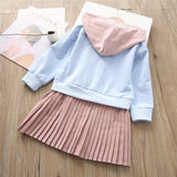 Kid Baby Girl Spring Fashion Korean Pleated Dresses