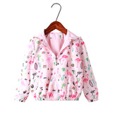 Flamingo Baby Kid Girls Jacket Zipper Coats