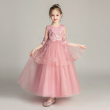 Kid Girls Wedding Evening Princess Dress