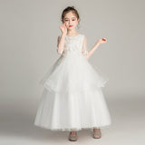 Kid Girls Wedding Evening Princess Dress