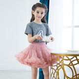 Kid Baby Girl Princess Convex Super Fluffy Mesh Skirts