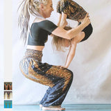 Family Matching Loose Dance Digital Printed Suit Yoga Pants