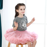 Kid Baby Girl Princess Convex Super Fluffy Mesh Skirts