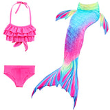 Kid Girl Mermaid Tail Costume Swimsuit