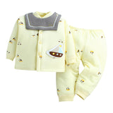 Baby Boy Thermal Combination Cotton Autumn Winter Padded 2 Pcs Sets