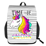 Schoolbag Creative Polyester Large Capacity Unicorn Backpack