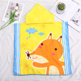 Kid Baby Cartoon Bath Towel Microfiber Hooded Beach Towel Pajamas