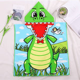 Kid Baby Cartoon Bath Towel Microfiber Hooded Beach Towel Pajamas