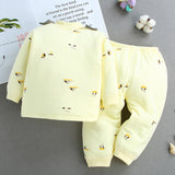 Baby Boy Thermal Combination Cotton Autumn Winter Padded 2 Pcs Sets