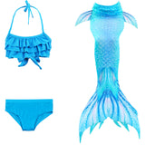 Kid Girl Mermaid Tail Costume Swimsuit