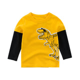 Boy T-shirt Long Sleeve Dinosaur Sweatshirts