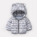 Kid Baby Boy Girl Cotton Jacket Cotton-padded Jacket Light Down Coat