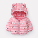 Kid Baby Boy Girl Cotton Jacket Cotton-padded Jacket Light Down Coat