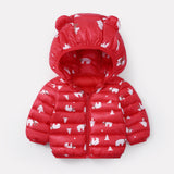 Kid Baby Boy Girl Cotton Jacket Cotton-padded Jacket Light Down Coat