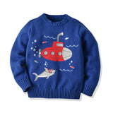 Kid Baby Boy Fashion Submarine Ins Sweater
