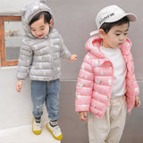 Kid Baby Boy Girl Cotton Jacket Cotton-padded Jacket Light Down Coat