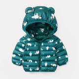 Kid Baby Boy Girl Cotton Jacket Cotton-padded Jacket Light Down Coat