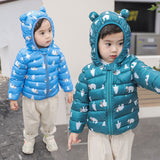 Kid Baby Boy Girl Cotton Jacket Cotton-padded Jacket Light Down Coat