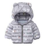 Kid Baby Boy Girl Cotton Jacket Cotton-padded Jacket Light Down Coat