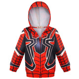 Kid Boy Avenger Digital Print Autumn Winter Coats Jacket