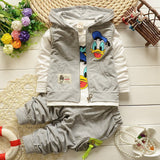 Kid Baby Boys Girls Set Cartoon Donald Duck 3 Pcs Set