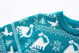 Kid Boby Fancy Dinosaur Double-layer Jacquard Fashion Sweater