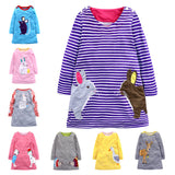 Kid Girls Stripe New Spring Long Sleeves Shirts