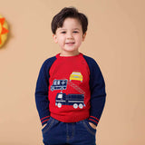 Kid Baby Boy Ins Autumn Winter Cartoon Sweater