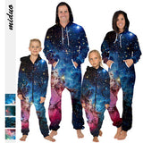 Family Matching Parent-child Long Sleeve Loose Digital Printing Pajamas