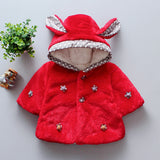 Kid Baby Girl Cape Early Winter Versatile Cartoon Coats