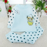 Kid Baby Girl Thermal Set Plush Padded Home Wear Pajamas