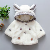 Kid Baby Girl Cape Early Winter Versatile Cartoon Coats