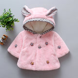 Kid Baby Girl Cape Early Winter Versatile Cartoon Coats