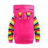 Kid Girl Top Spring Autumn Cartoon Unicorn Coats