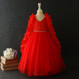 Kid Girl Princess Shawl Temperament Dress