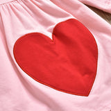 Toddler Girl Valentine's Day Love Long Sleeves 2 Pcs Set