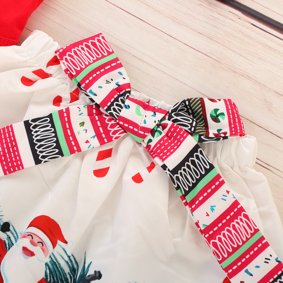 Cute Baby Girl Fashion Ins Christmas Suit 3 Pcs Set