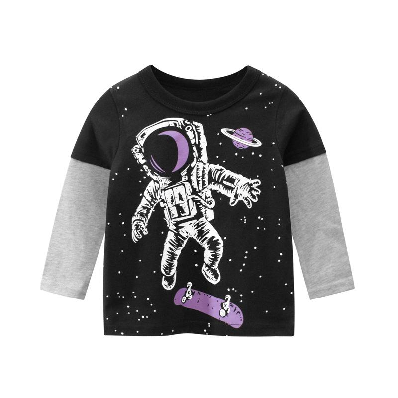 Toddler Boy Astronaut Print T-shirt