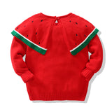 Kid Baby Ins Girl Watermelon Shawl Fashion Sweater