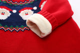 Kid Baby Girl Boy Autumn Winter Christmas Cashmere Padded Knitting Sweater