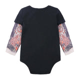 Baby Girl Suit Tattoo Arm Sleeve Wrap Fart Spring Sets 2 Pcs