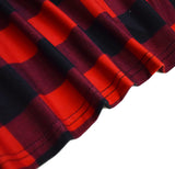 Family Matching Plaid Hip Parent-child Dress