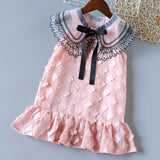 Kid Baby Girl Summer Sleeveless Lace Mesh Casual Dresses