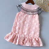 Kid Baby Girl Summer Sleeveless Lace Mesh Casual Dresses