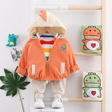 Kids Baby Boy Autumn Dinosaur 3 Pcs Set Suit