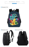 Bird Backpack Creative Polyester Cartoon Schoolbag Bags 3 Packs