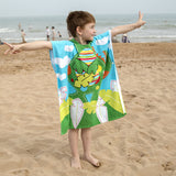 Kid Baby Toddlers Cotton Beach Towel Multi-use Swim Poncho Bathrobe Pajamas 2-7 Years