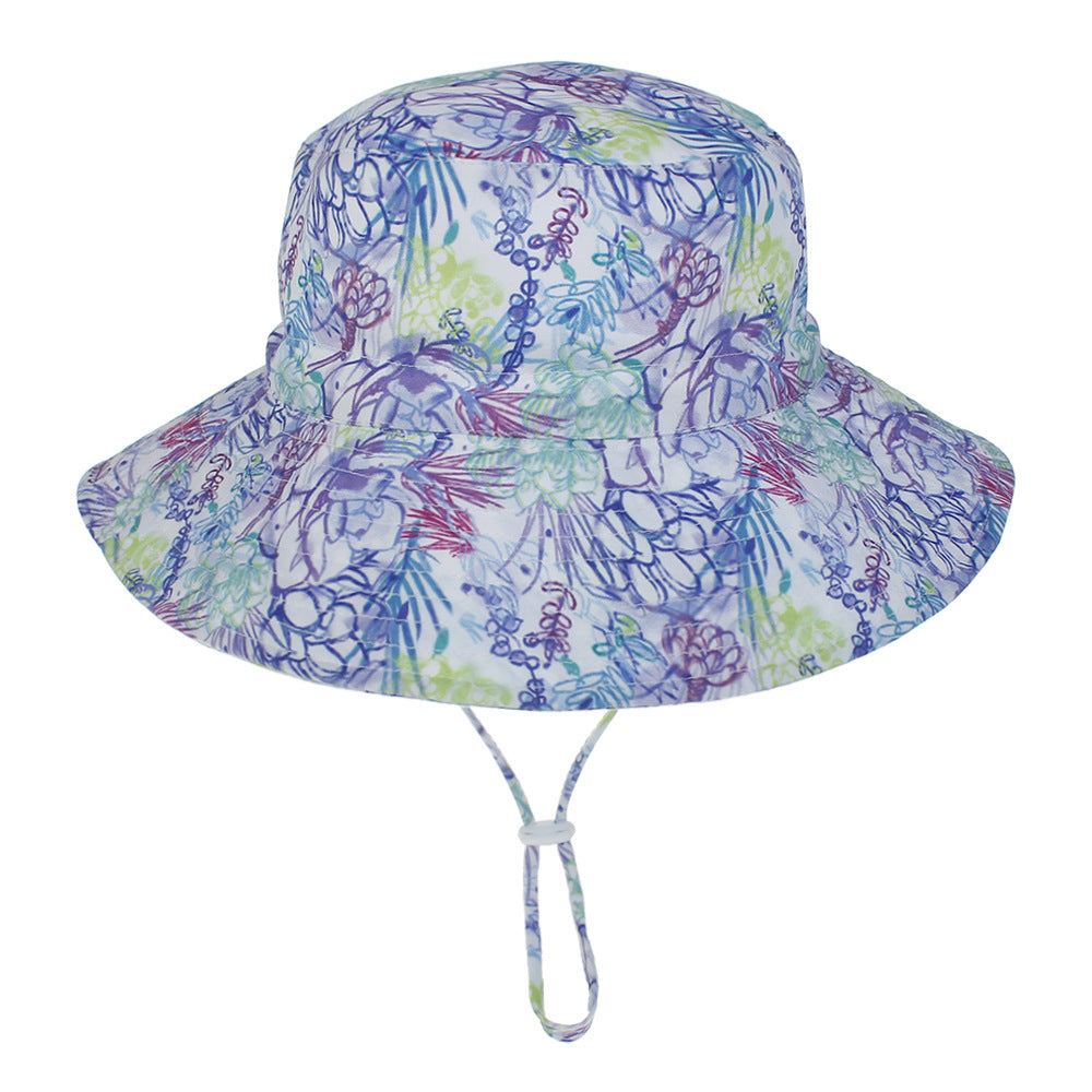 Kid Baby Summer Sun Hat Cap Unisex Beach Cartoon Infant Hats