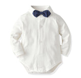 Kid Baby Boys Suit Spring Gentleman Long Sleeves Suits 2 Pcs Sets